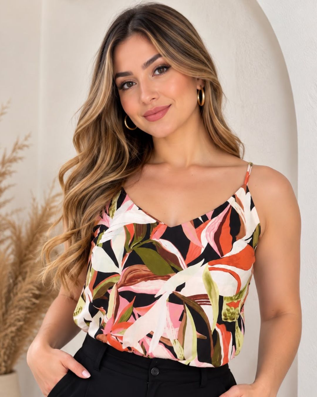 Blusa Noa REF 07 estampada