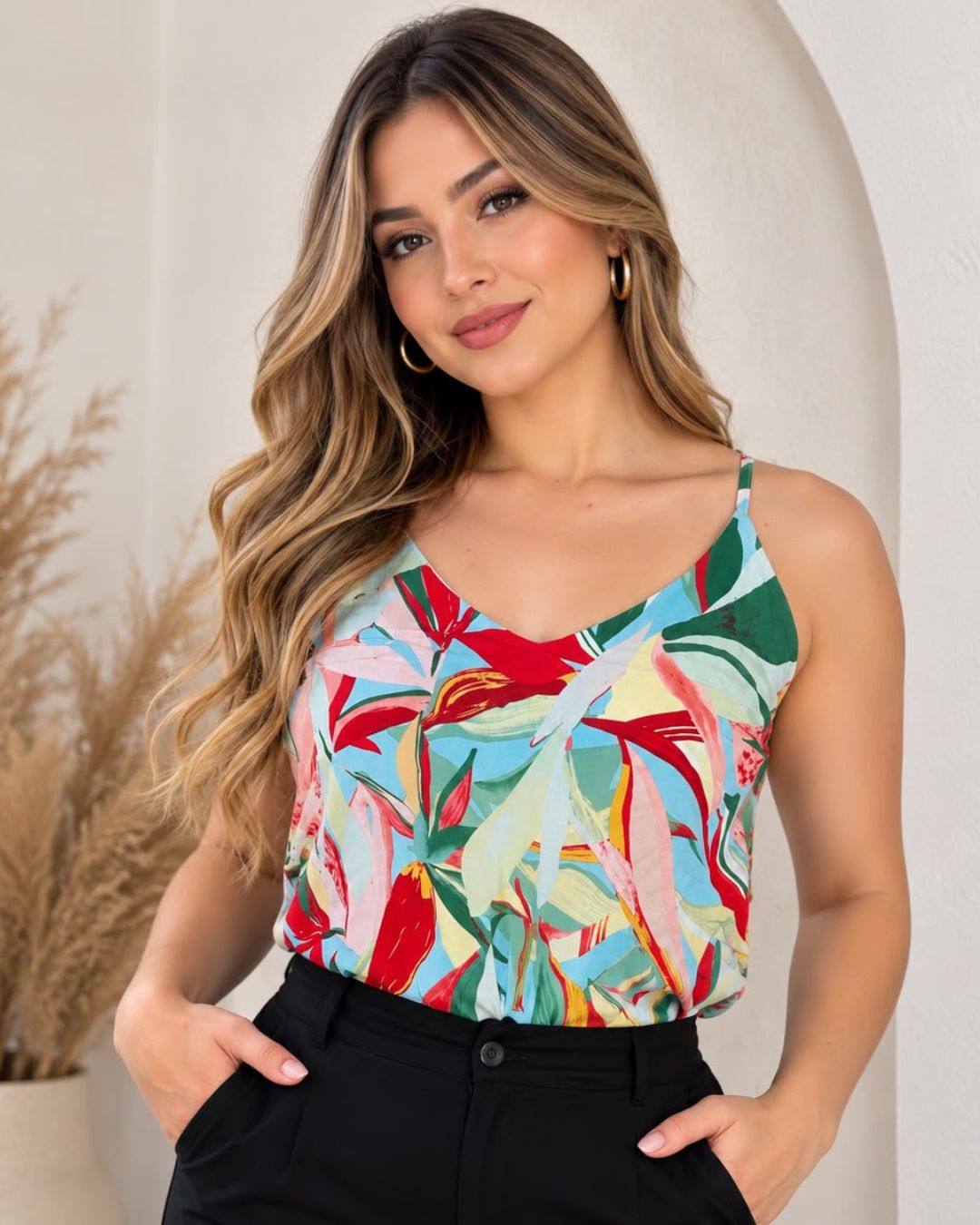 Blusa Noa REF 07 estampada